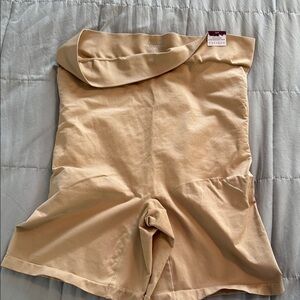 Cacique Tan Ultra High-Waist Shorts